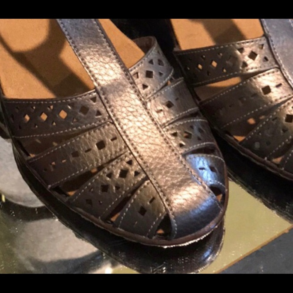 Pewter Mary Jane shoes